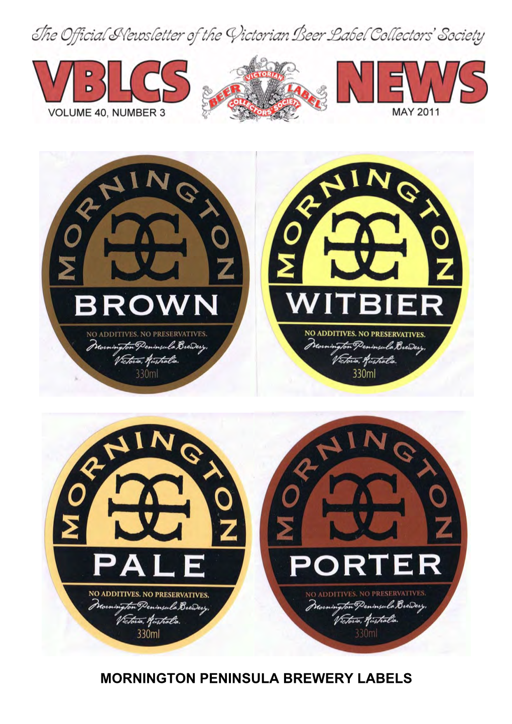 Mornington Peninsula Brewery Labels the Committee 2