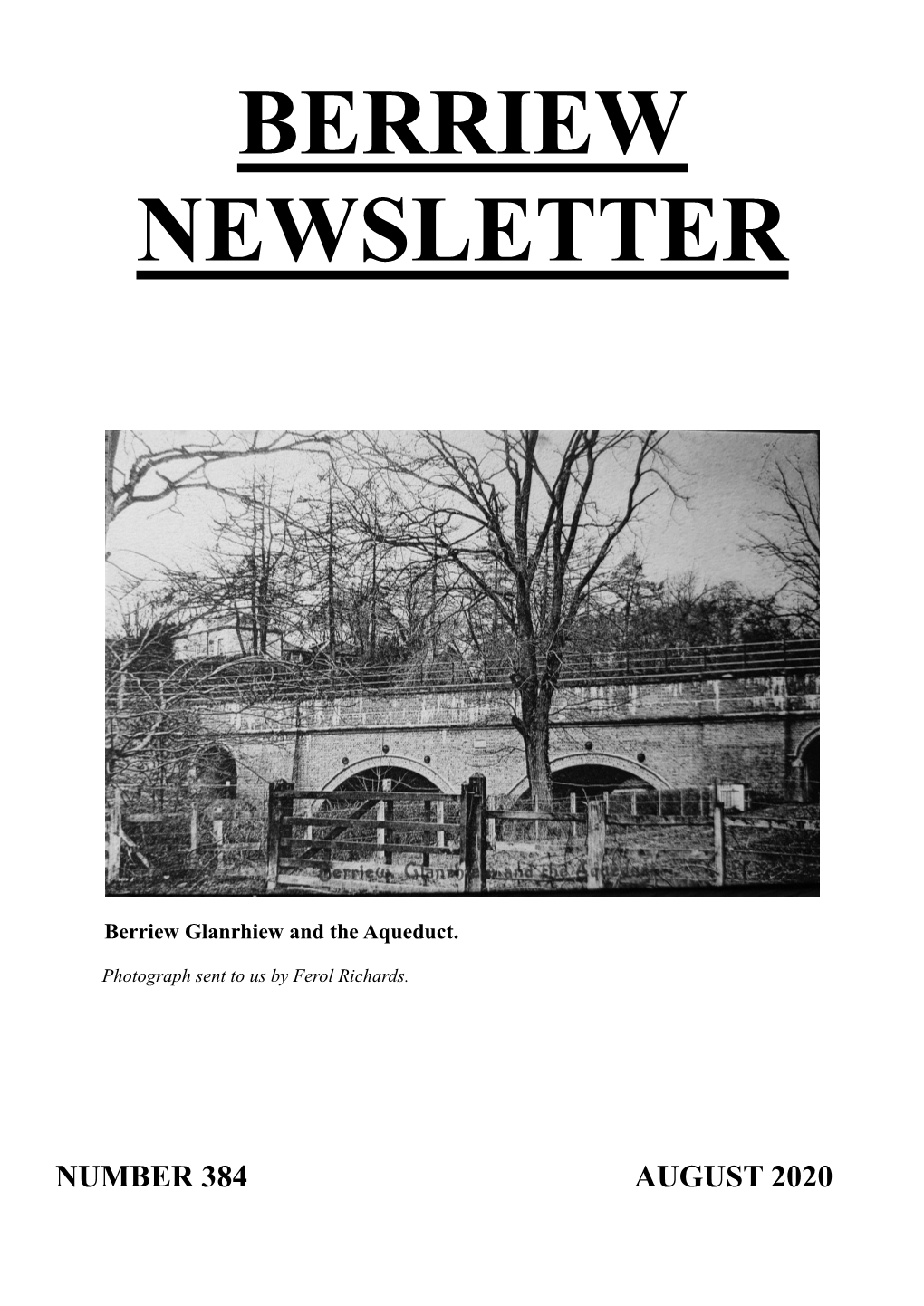 Berriew Newsletter