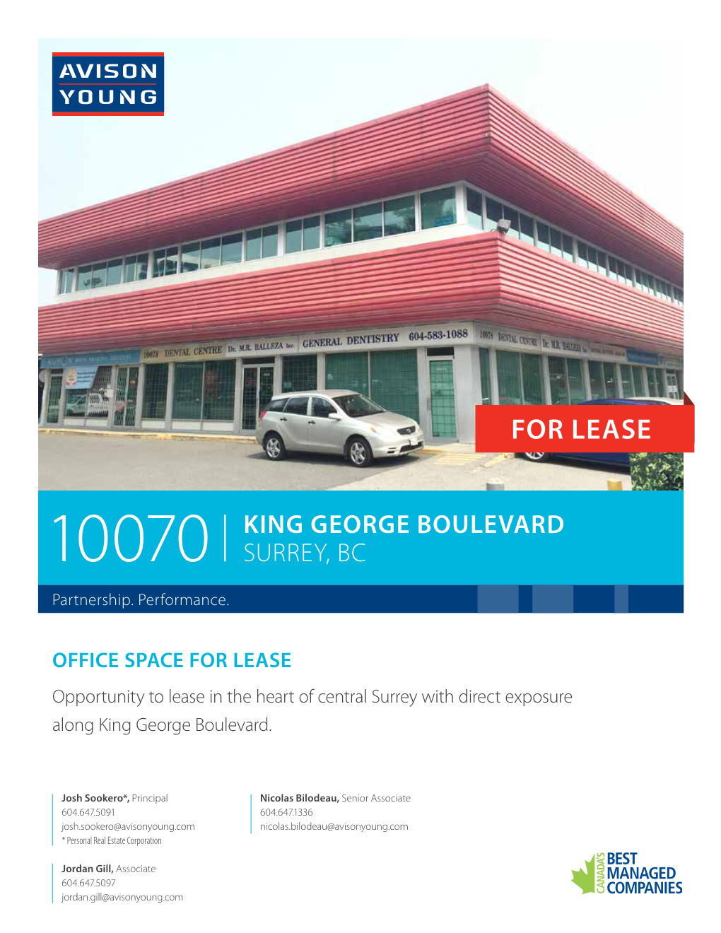 KING GEORGE BOULEVARD 10070 SURREY, BC Partnership