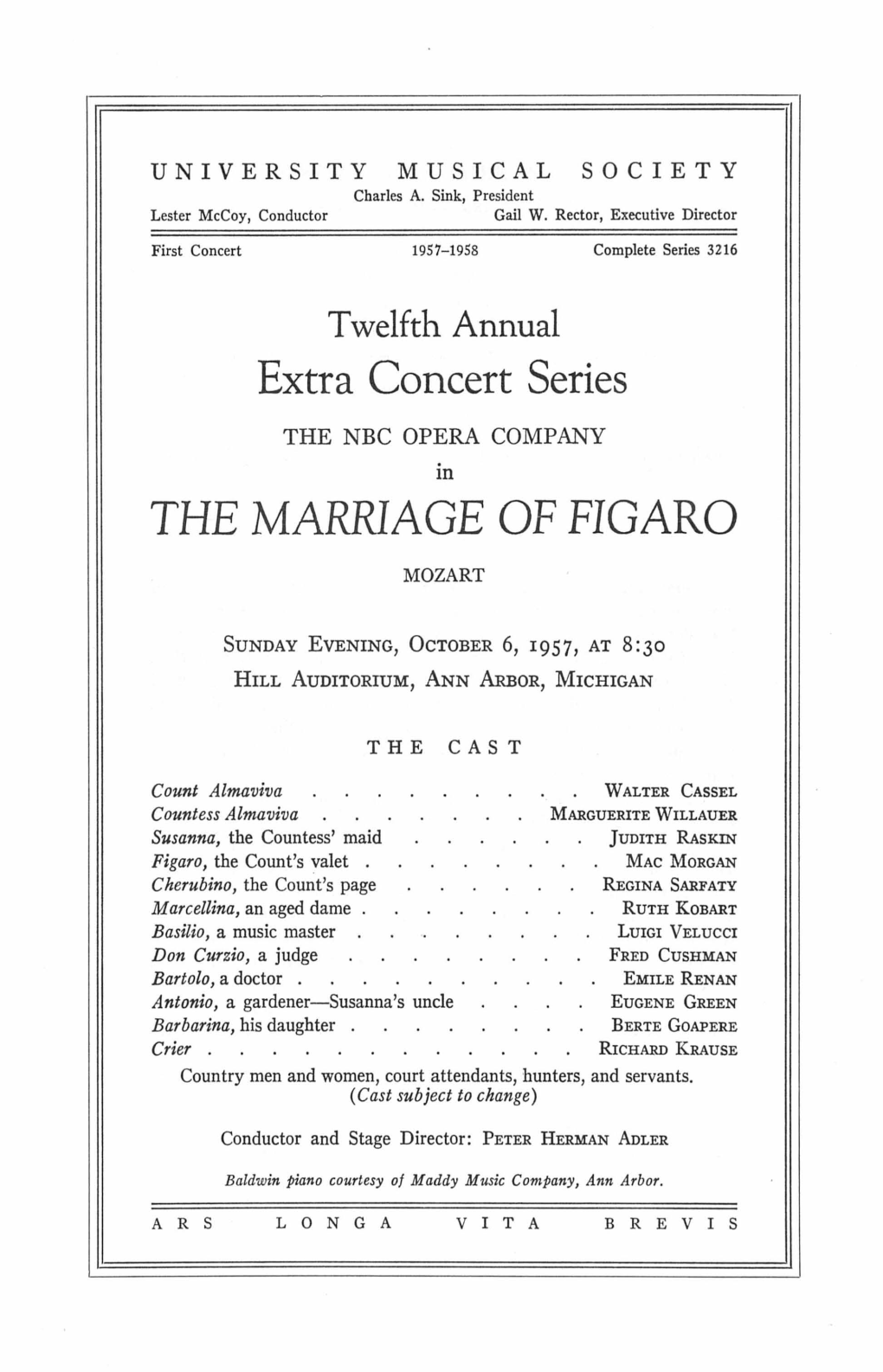 The Marriage of Figaro