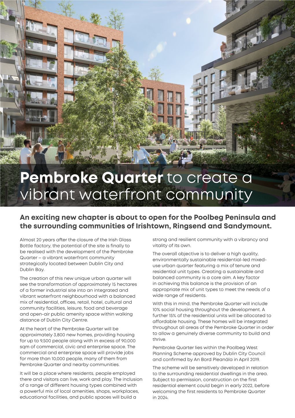 Pembroke Quarter to Create a Vibrant Waterfront Community