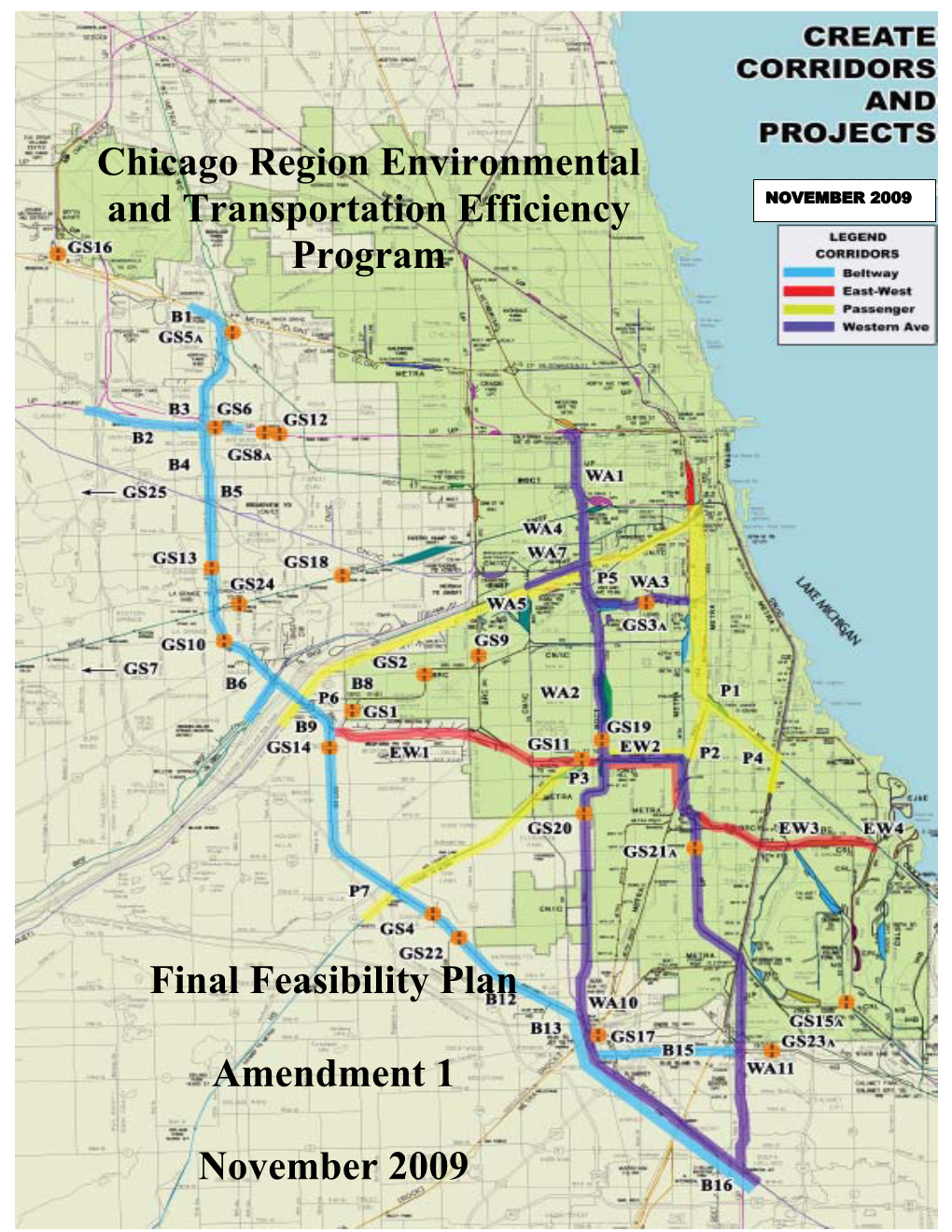 Chicago Region Environmental and Transportation Efficiency NOVEMBER 2009 Program