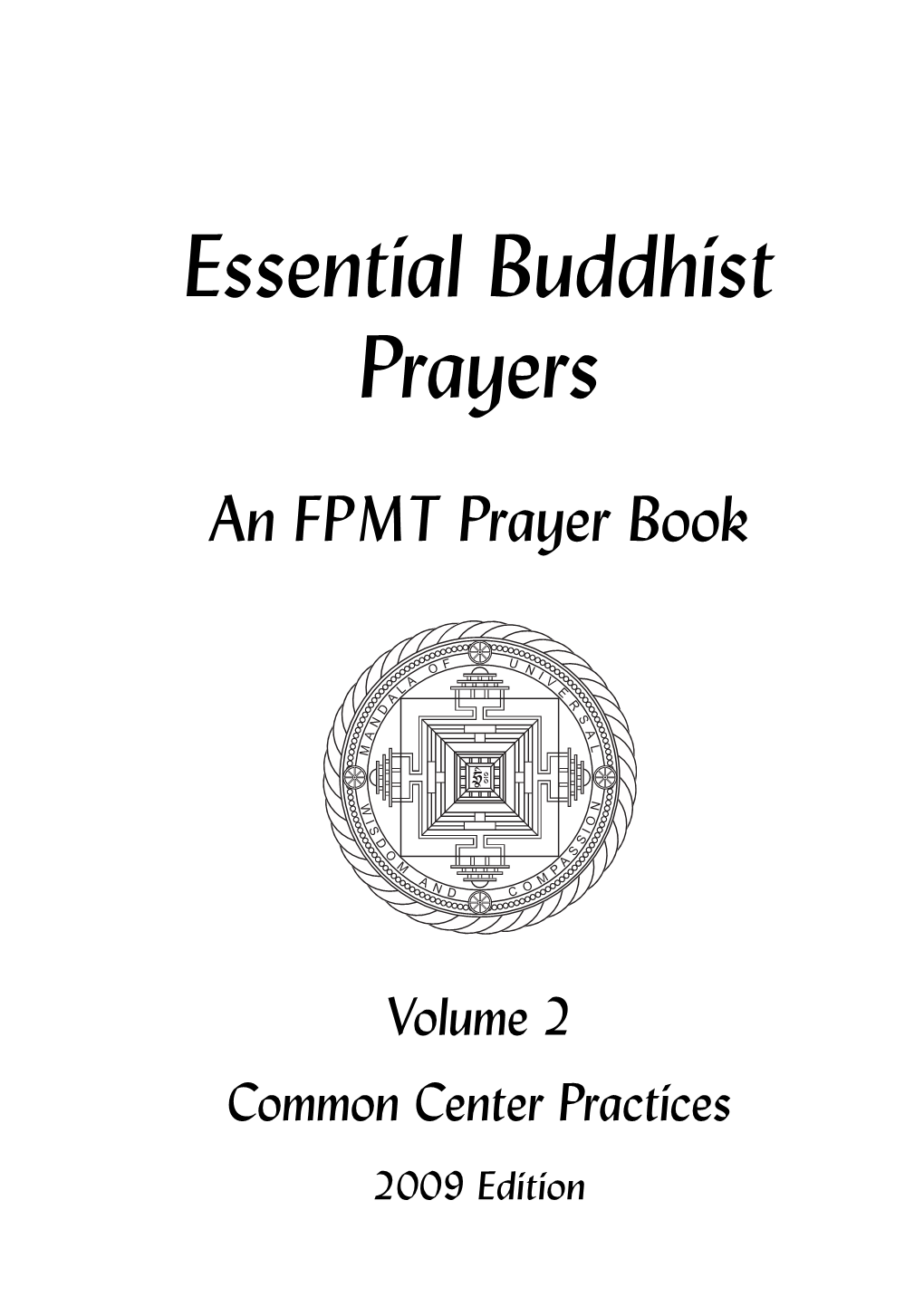 Essential Buddhist Prayers