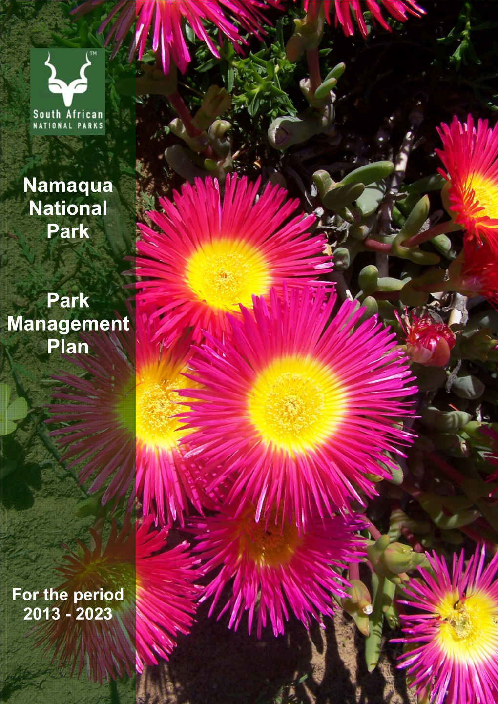 Namaqua National Park Park Management Plan