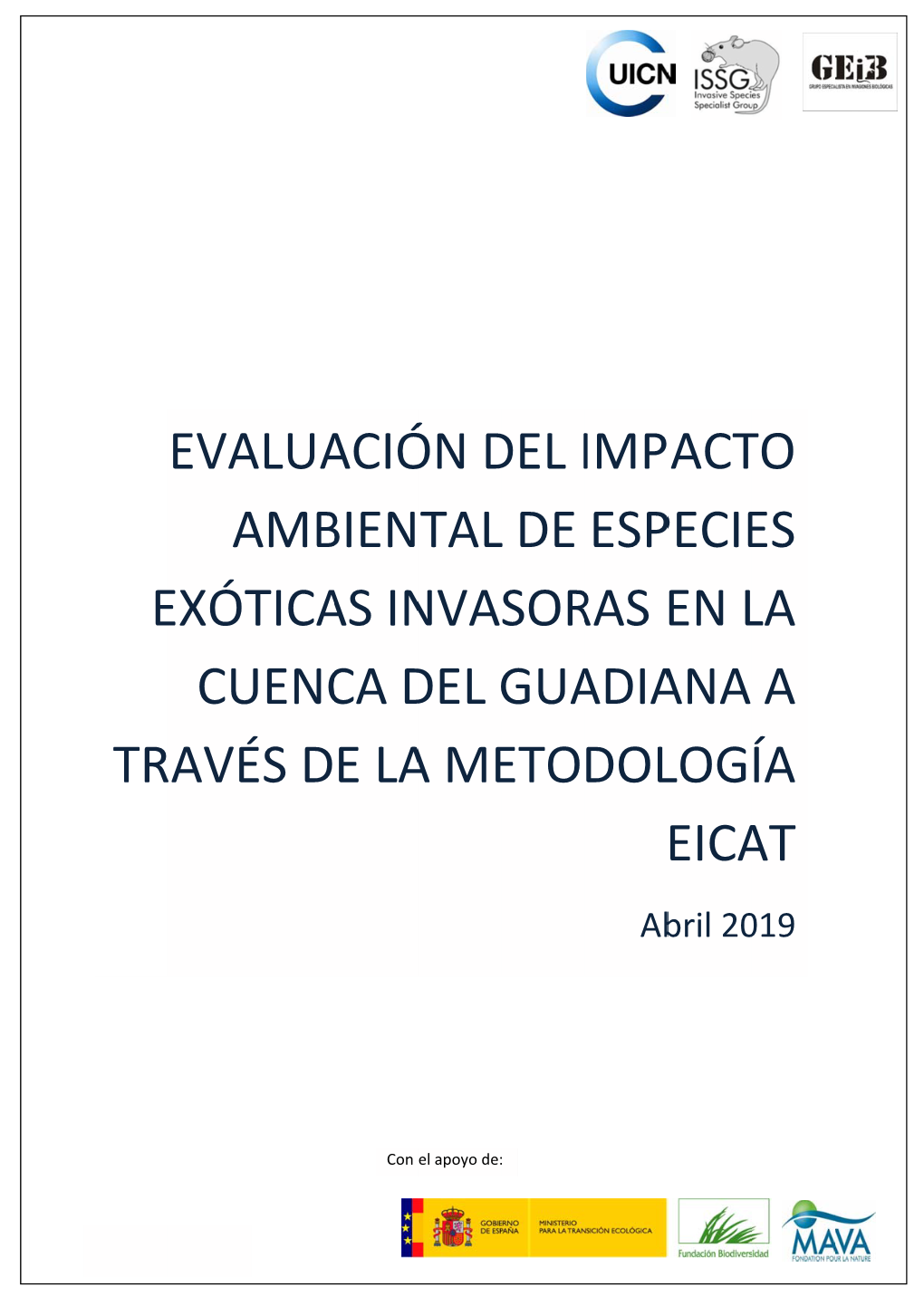 Informe Evaluaciones EICAT UICN