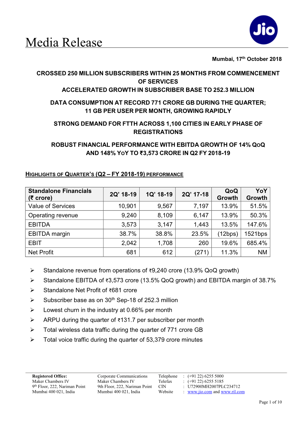 Media Release