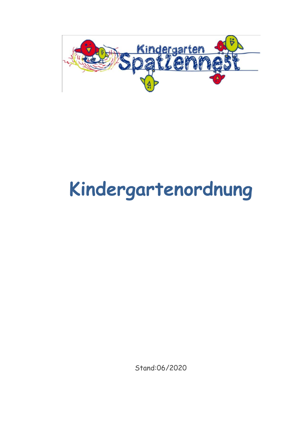 Kindergartenordnung