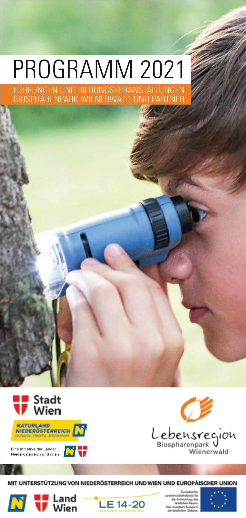 Programm 2021 Führungen Und Bildungsveranstaltungen Biosphärenpark Wienerwald Und Partner