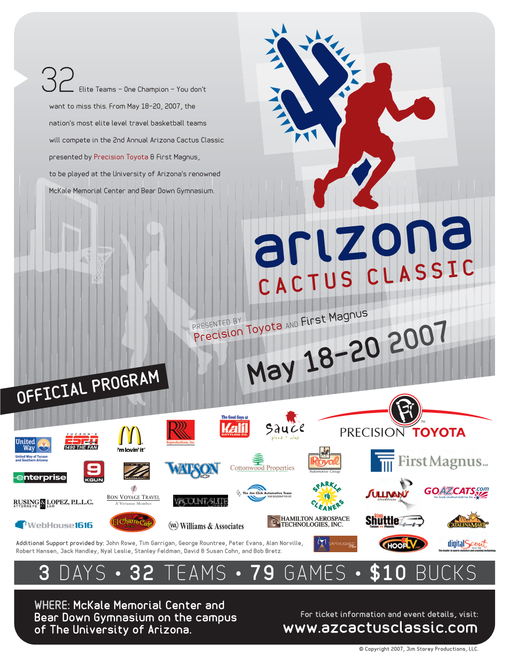 2007 Arizona Cactus Classic Program