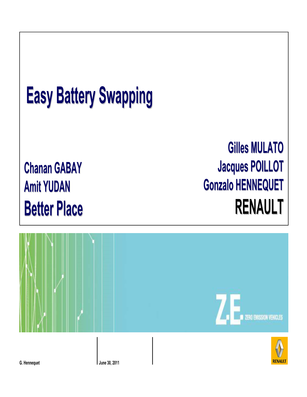 Easy Battery Swapping