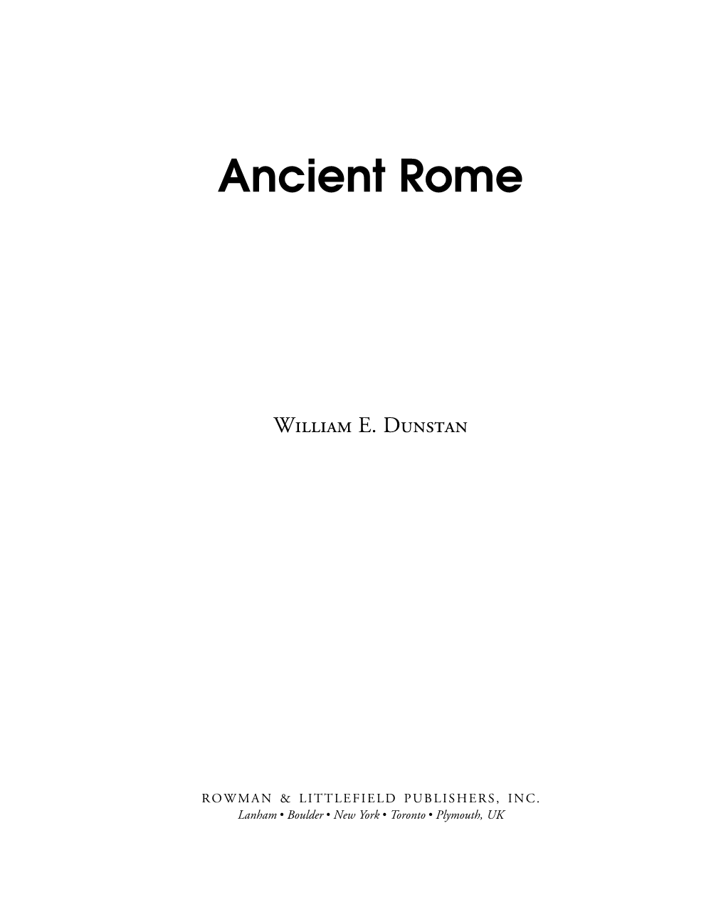 Ancient Rome