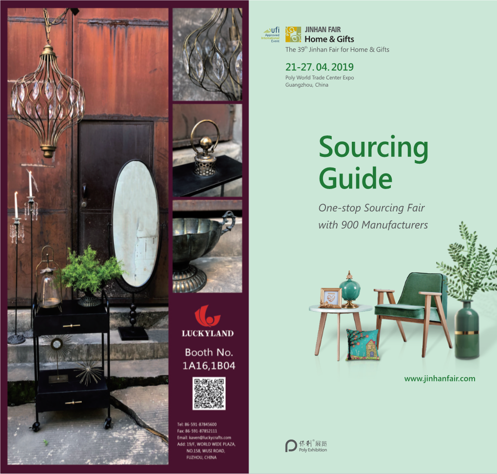 Sourcing Guide One-Stop Sourcing Fair with 900 Manufacturers