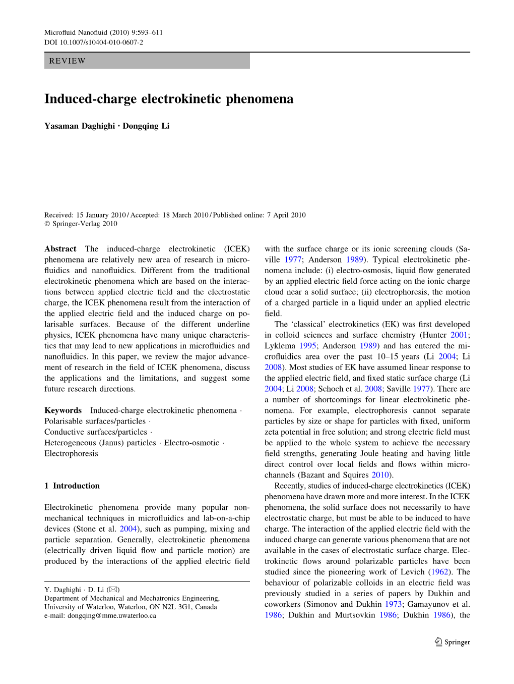 Induced-Charge Electrokinetic Phenomena