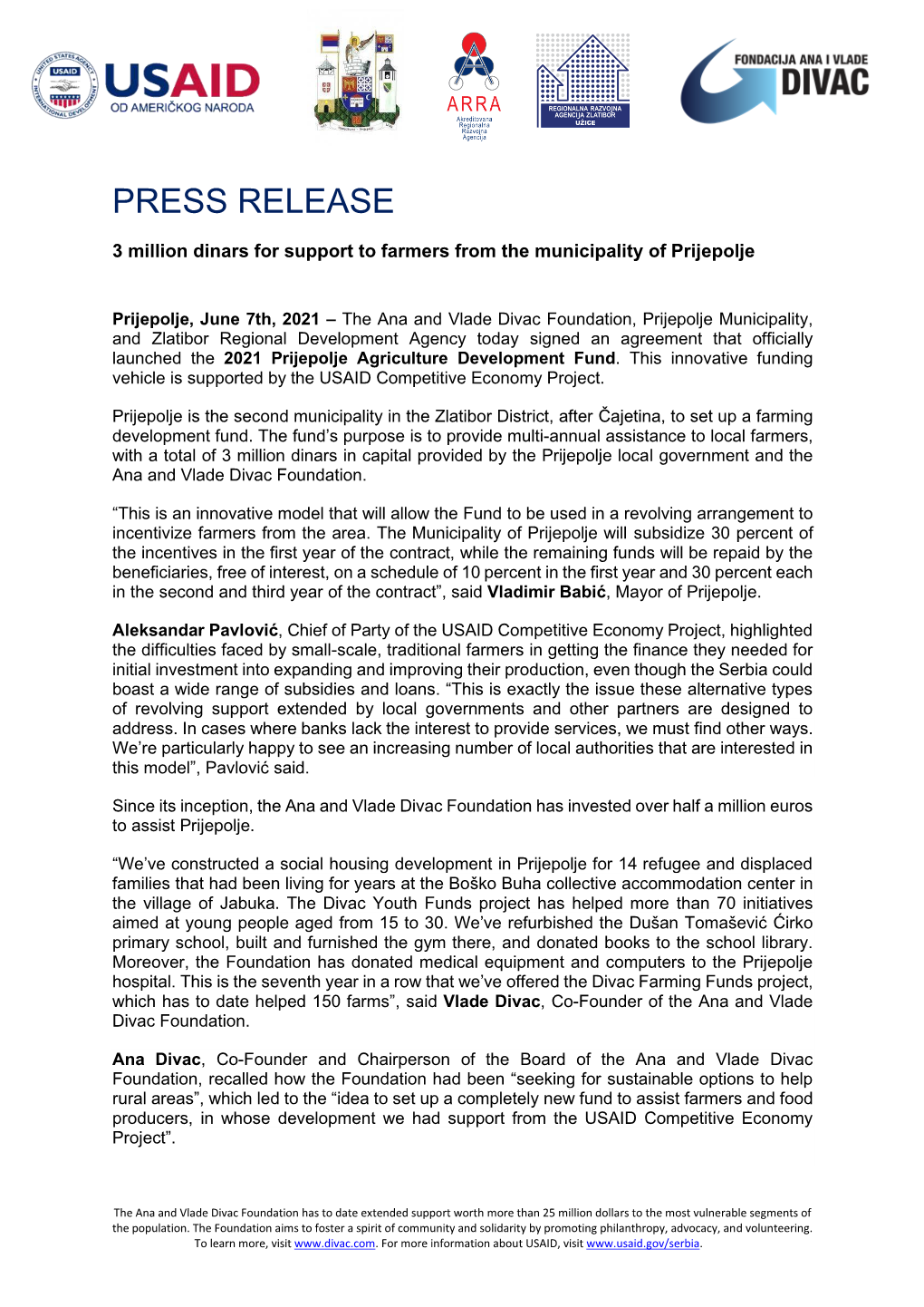 Press Release