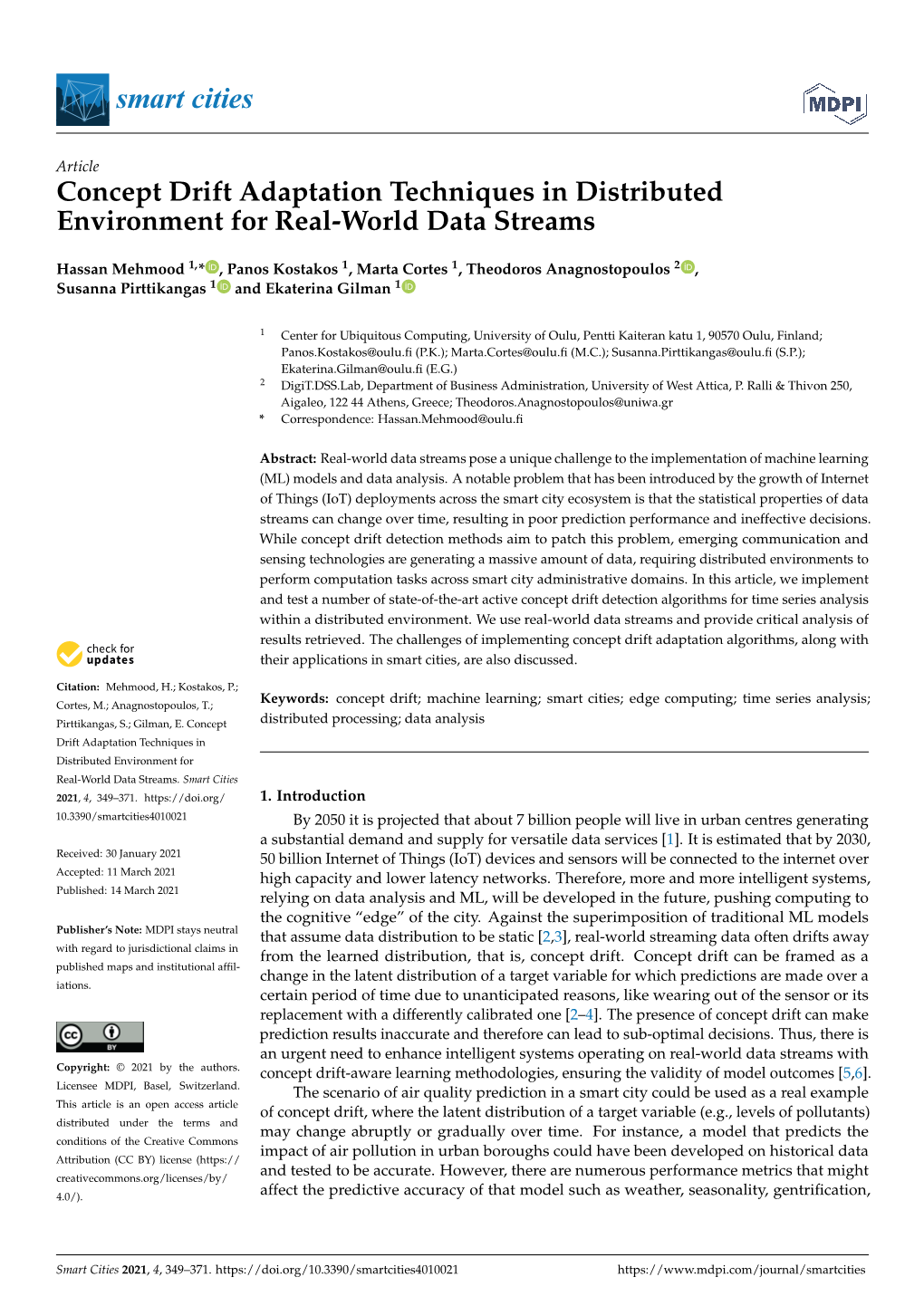 Concept Drift Adaptation Techniques in Distributed Environment for Real-World Data Streams