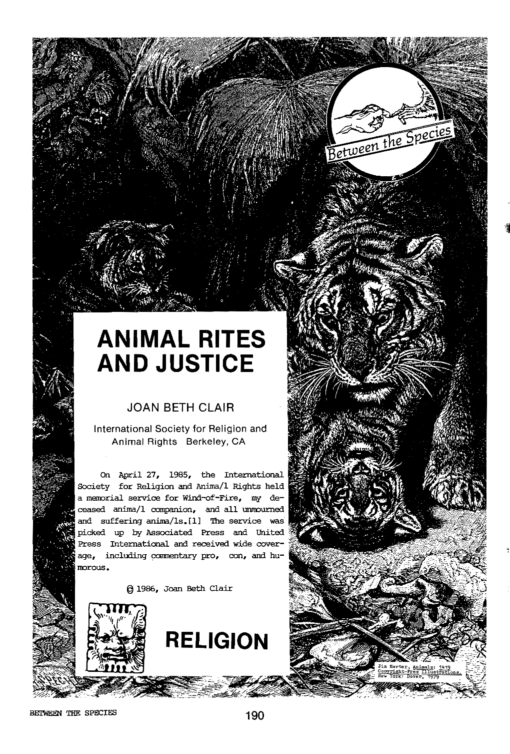 Animal Rites and Justice