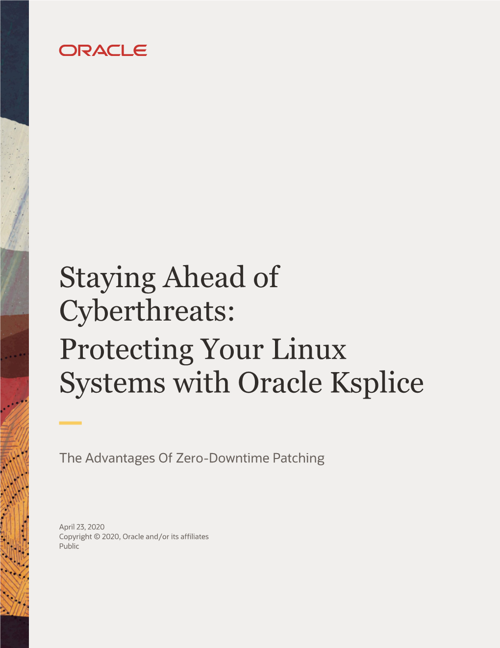 Protecting Your Linux Systems with Oracle Ksplice