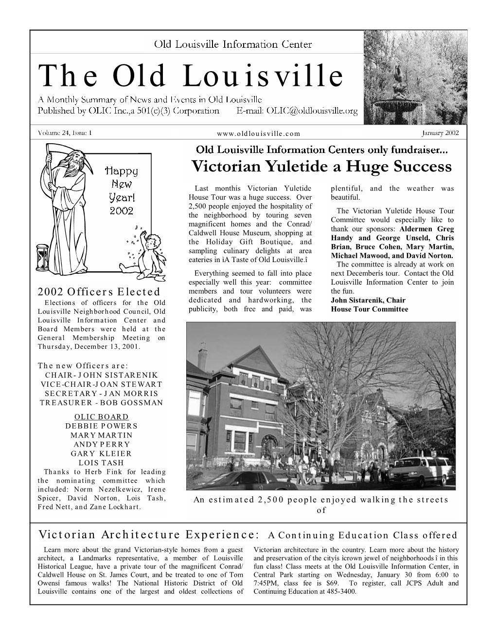 The January 2002 Newsletter In