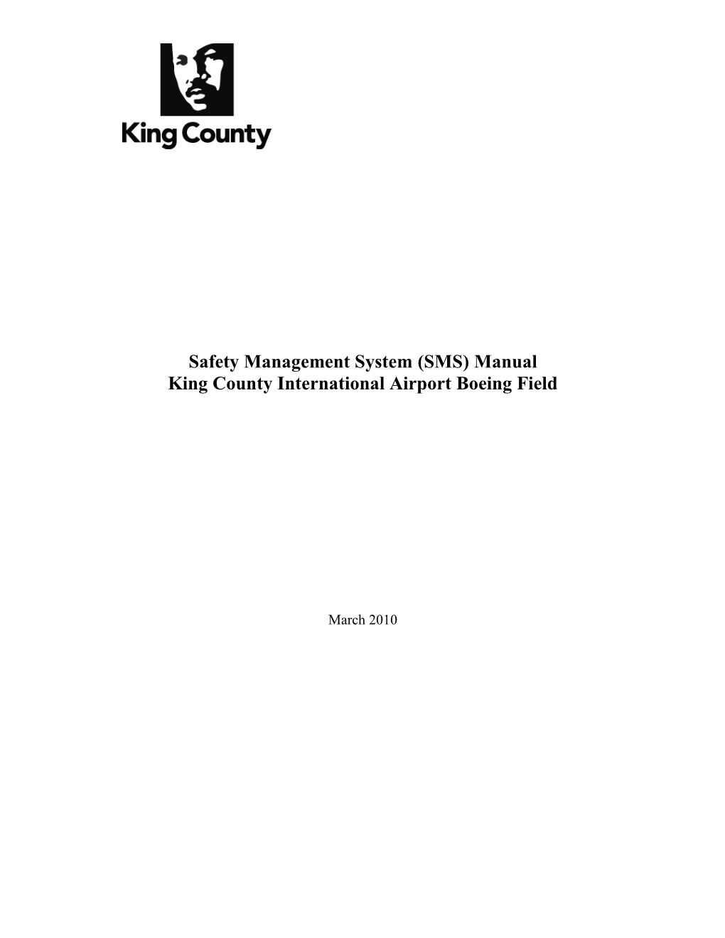 Safety Management System Program Manual for King County