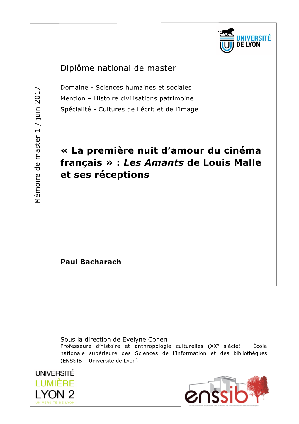 La Première Nuit D'amour Du Cinéma Français » : Les Amants De