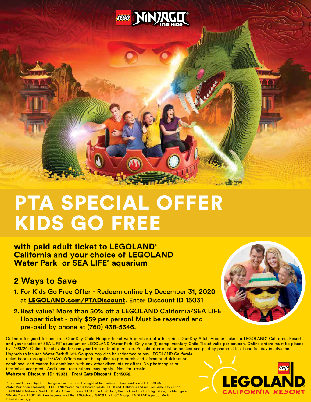 Pta Special Offer Kids Go Free