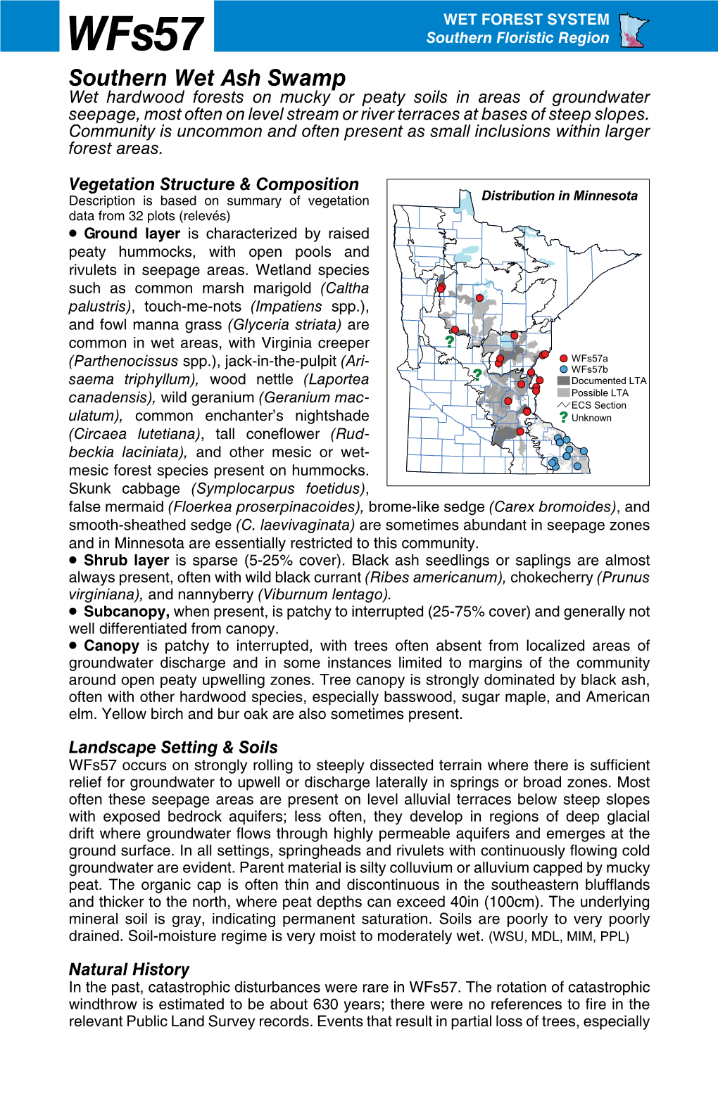 Wfs57 Southern Wet Ash Swamp Factsheet