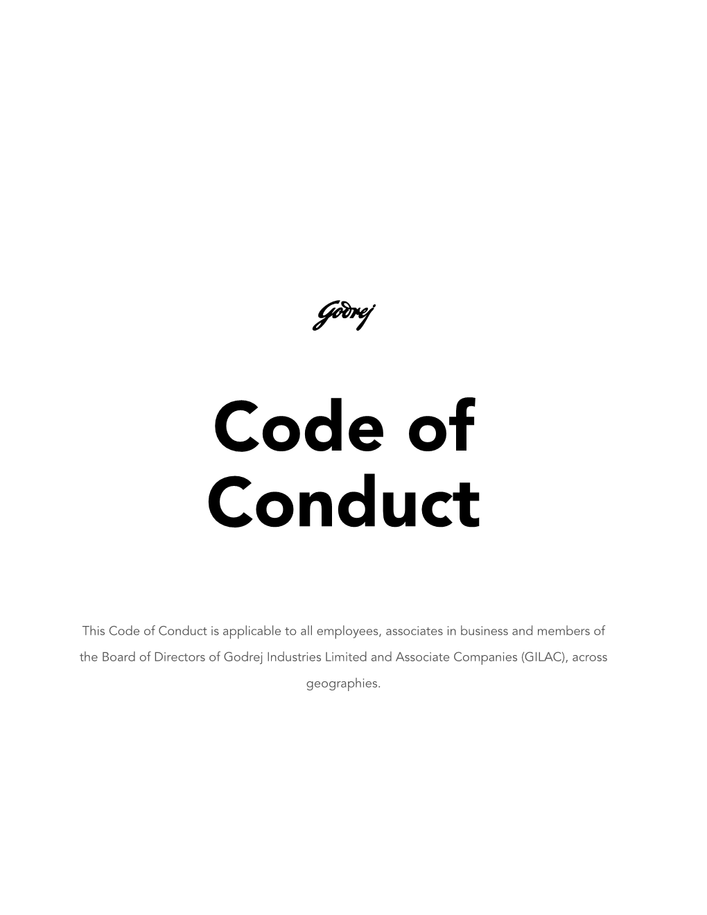 Code of Conduct