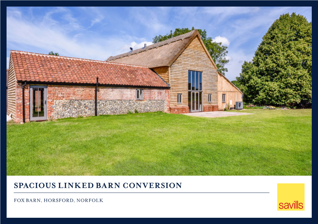 Spacious Linked Barn Conversion