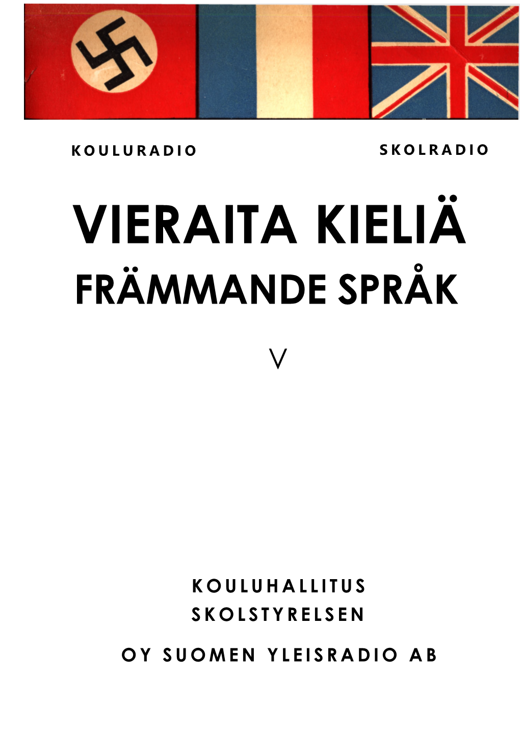 Vieraita Kieliä Främmande Språk