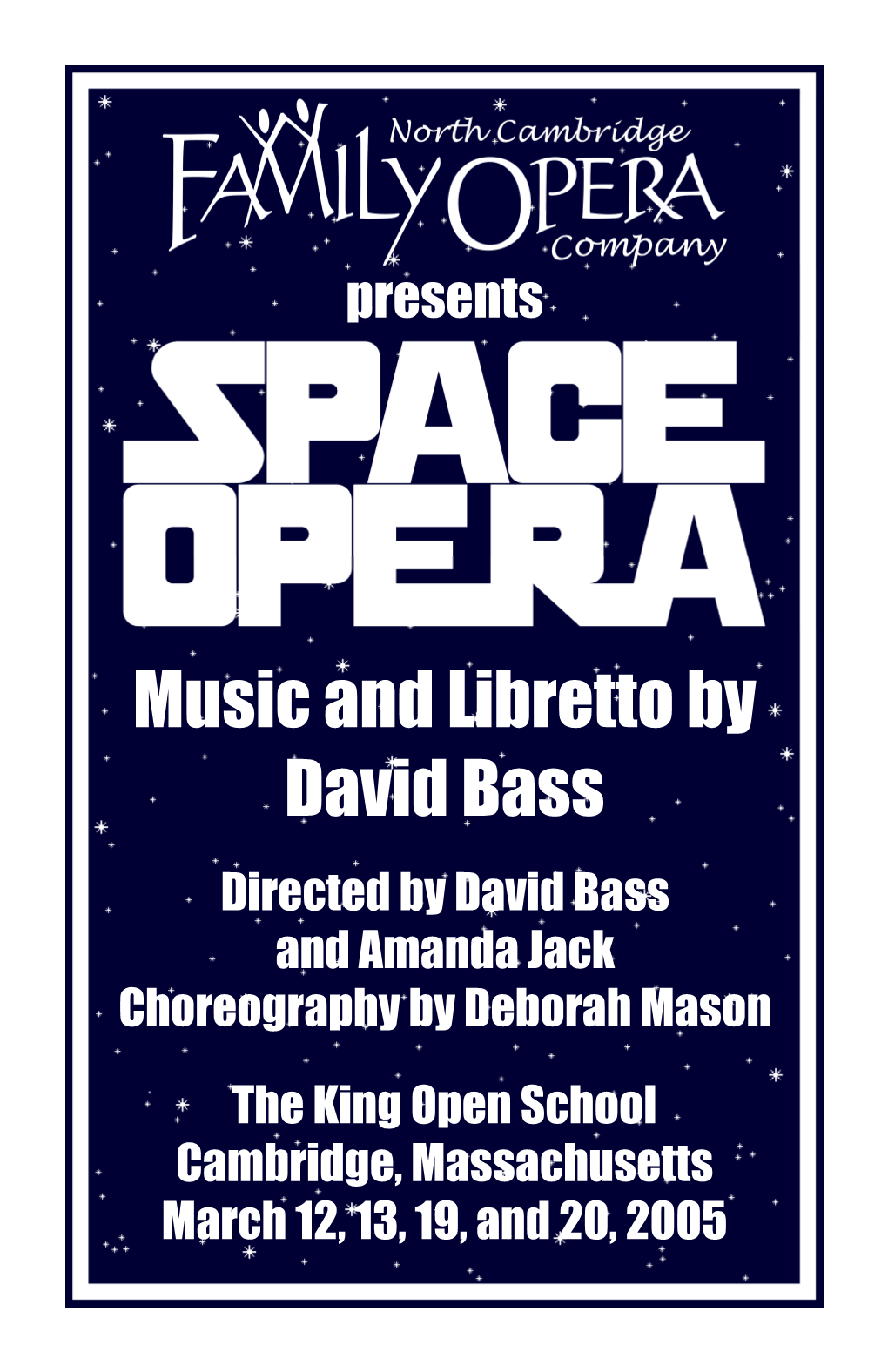 Space Opera 2005…………………………..……………………