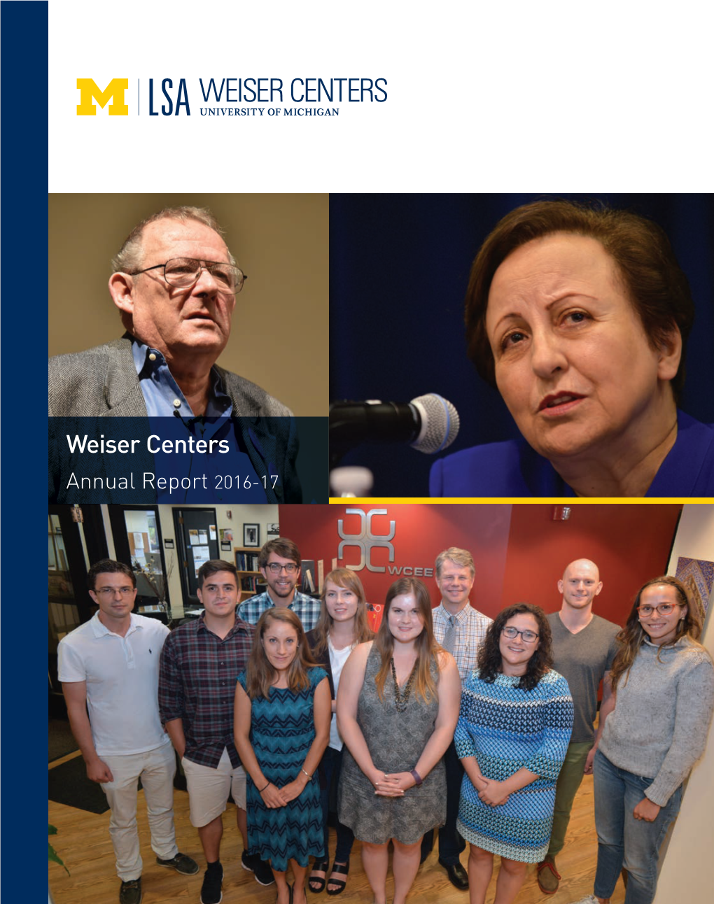 Weiser Centers Annual Report 2016-17 CONTENTS