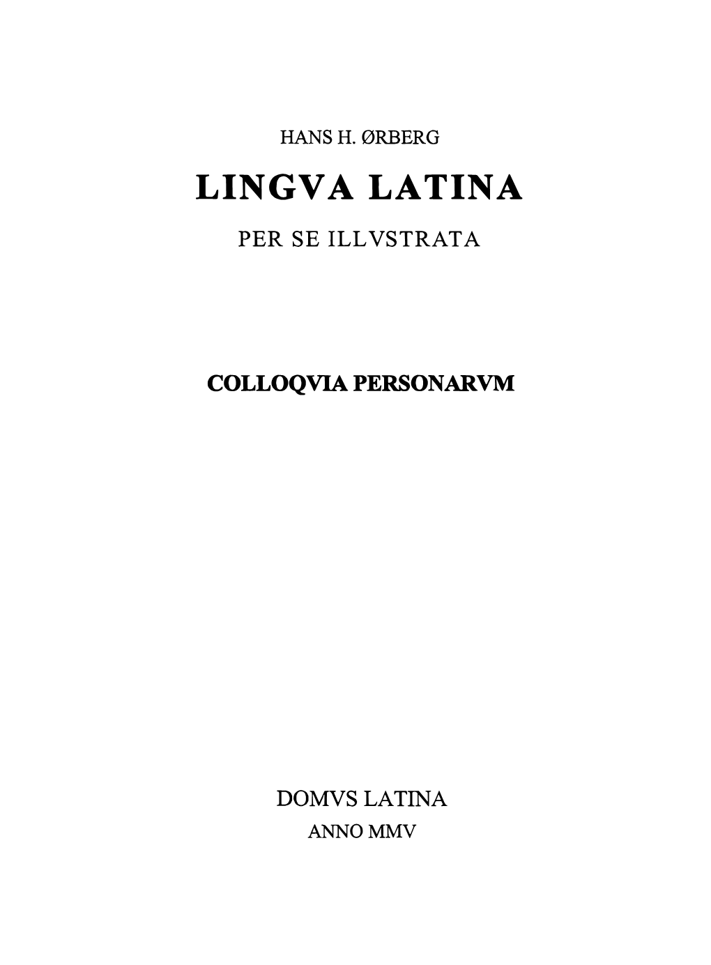 Lingva Latina