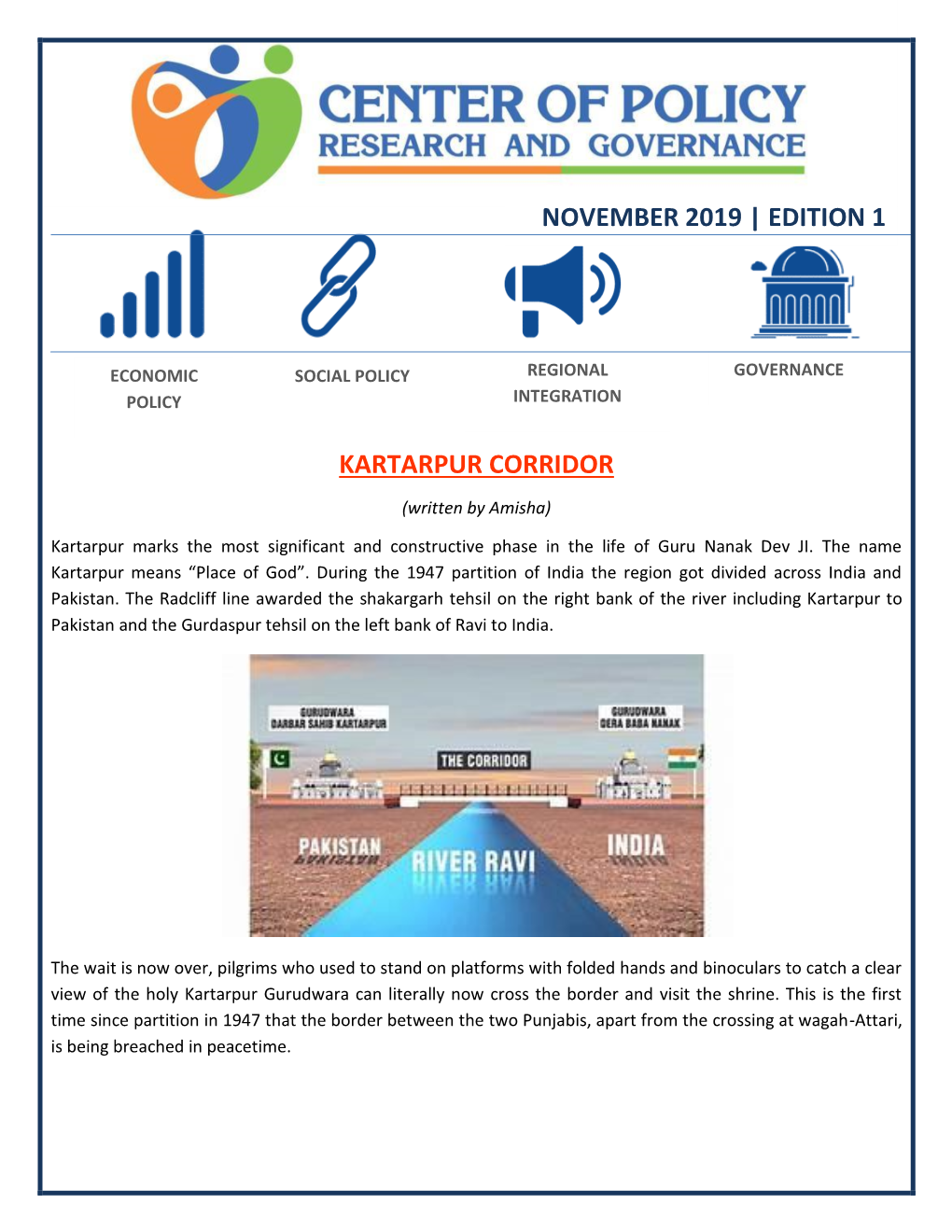 Kartarpur Corridor November 2019 | Edition 1