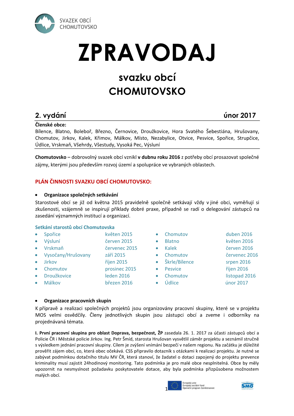 Zpravodaj DSO Chomutovsko 2/2017