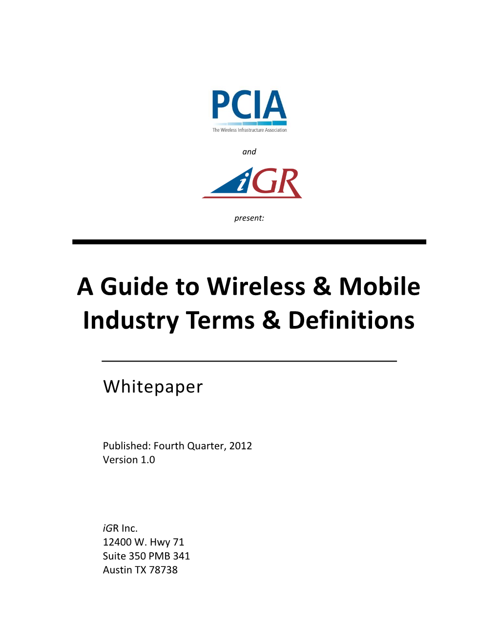 A Guide to Wireless & Mobile Industry Terms & Definitions