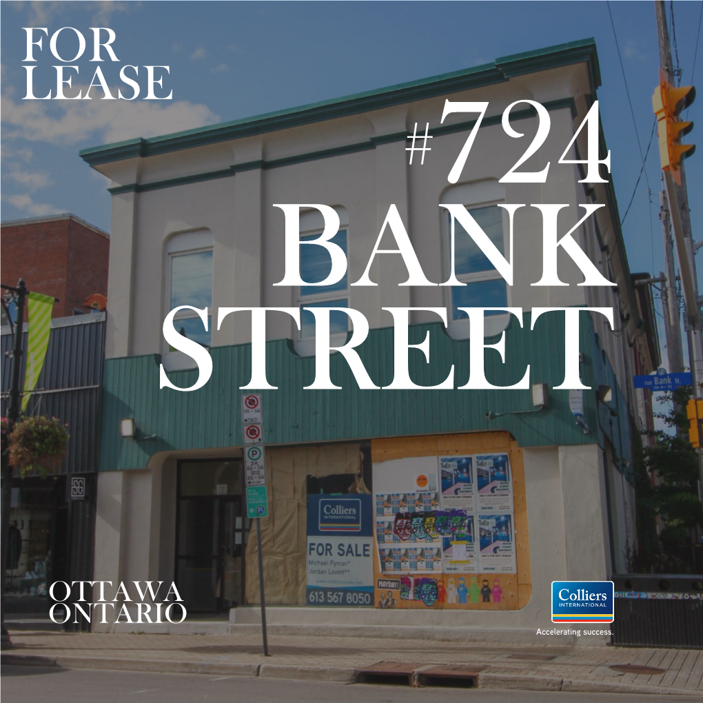 For Lease #724 Bank Street