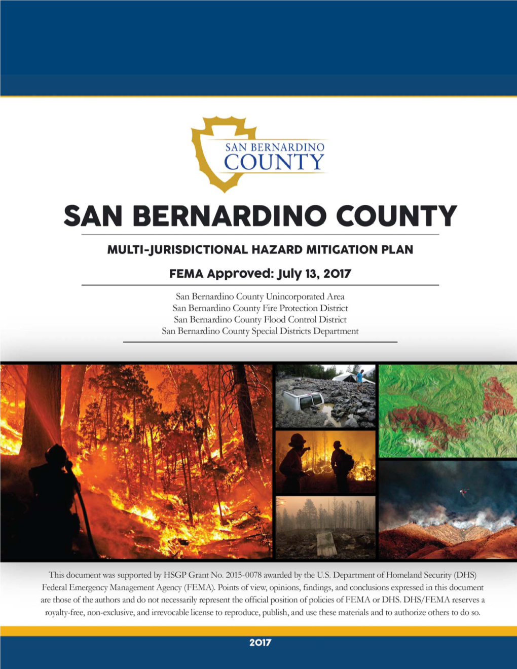 Multi-Jurisdictional Hazard Mitigation Plan