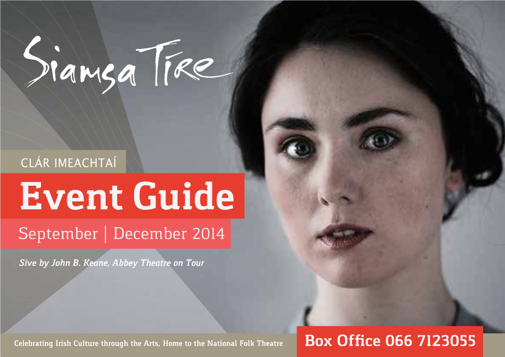 Event Guide September to December 2014