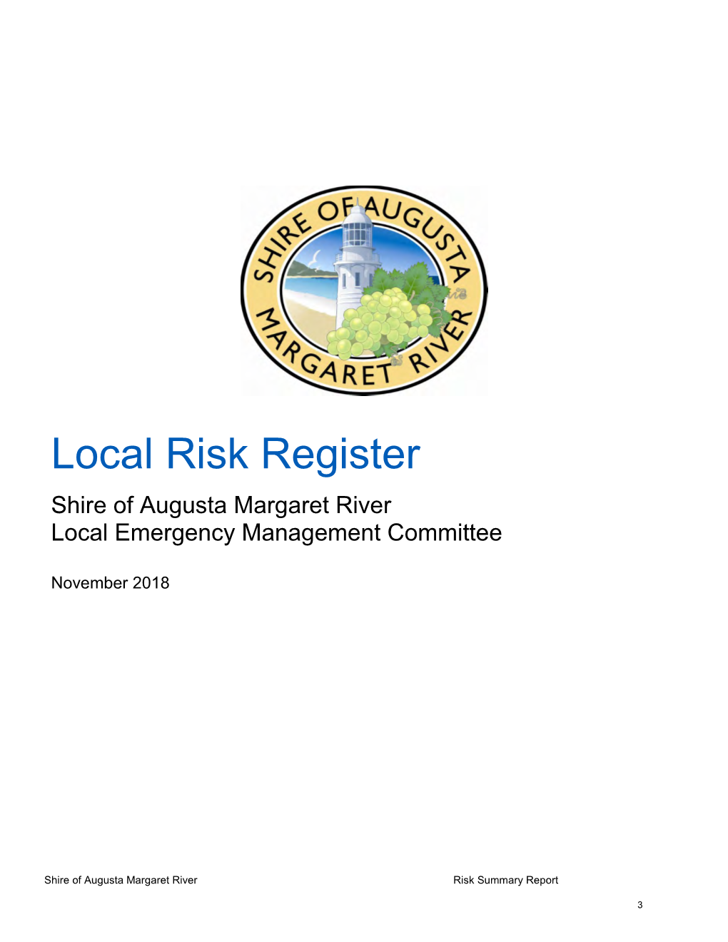 Local Risk Register