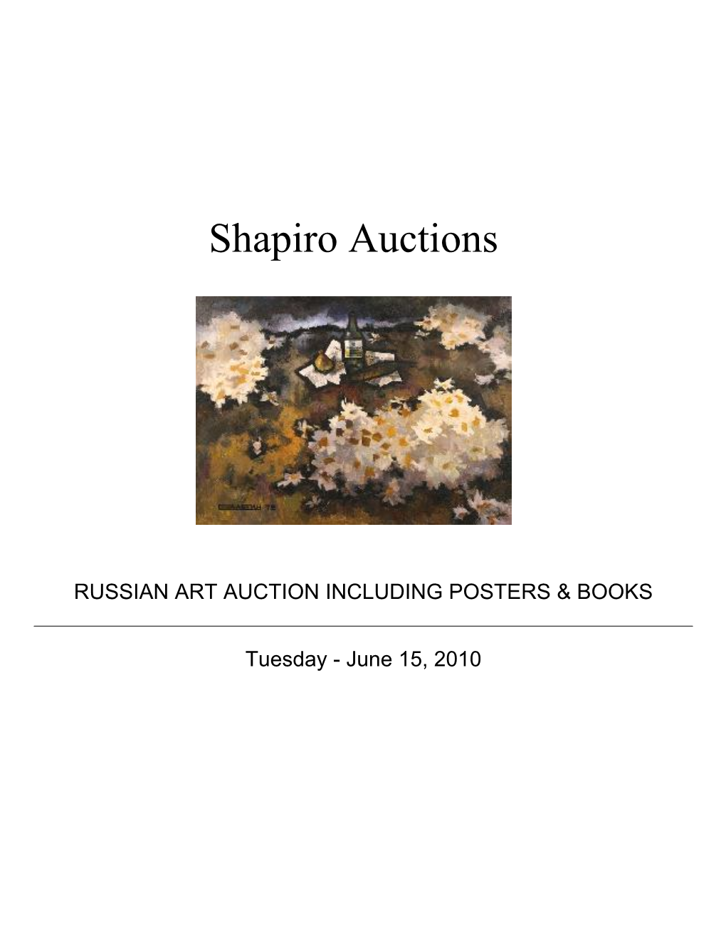 Shapiro Auctions