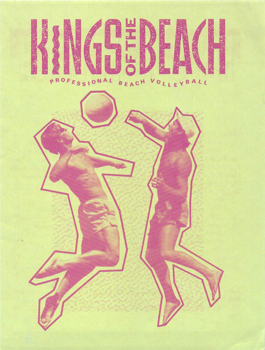 Kings of the Beach - DOS - Manual.Pdf