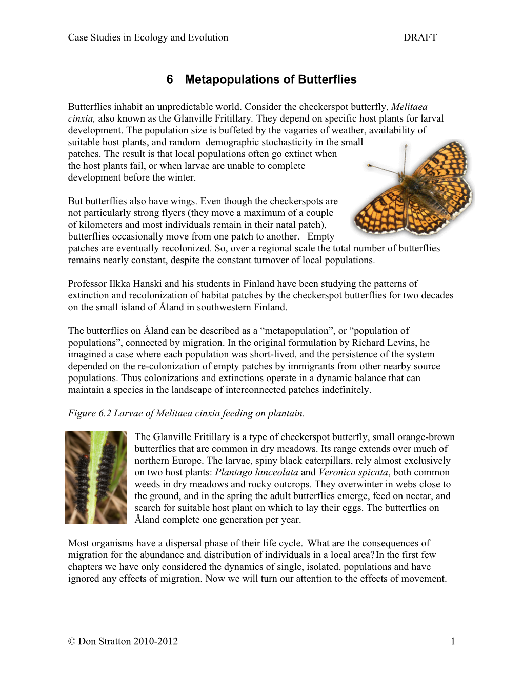 6 Metapopulations of Butterflies