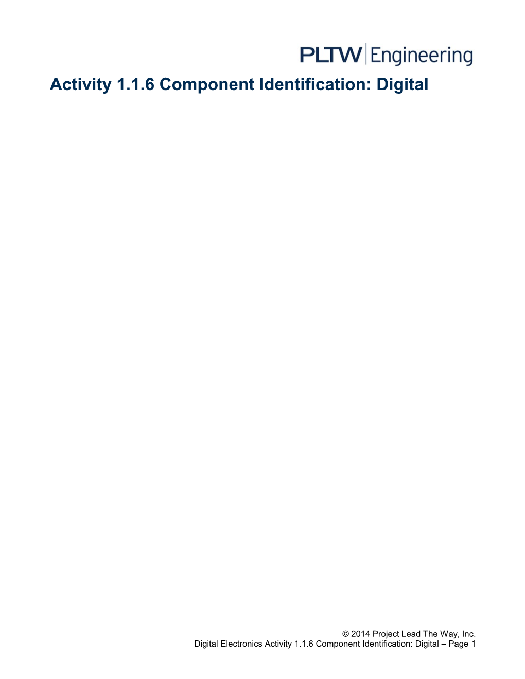 1.1.6.A Component Identification: Digital