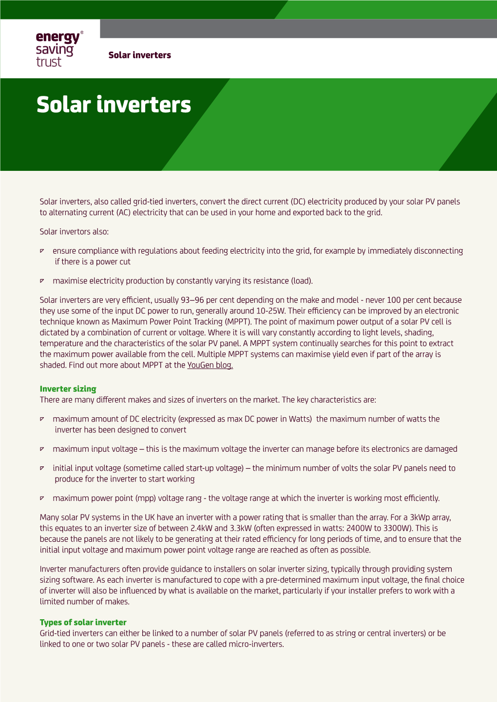 Solar Inverters