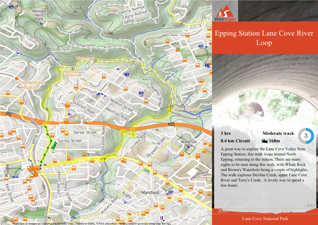 Epping Station Lane Cove River Loop