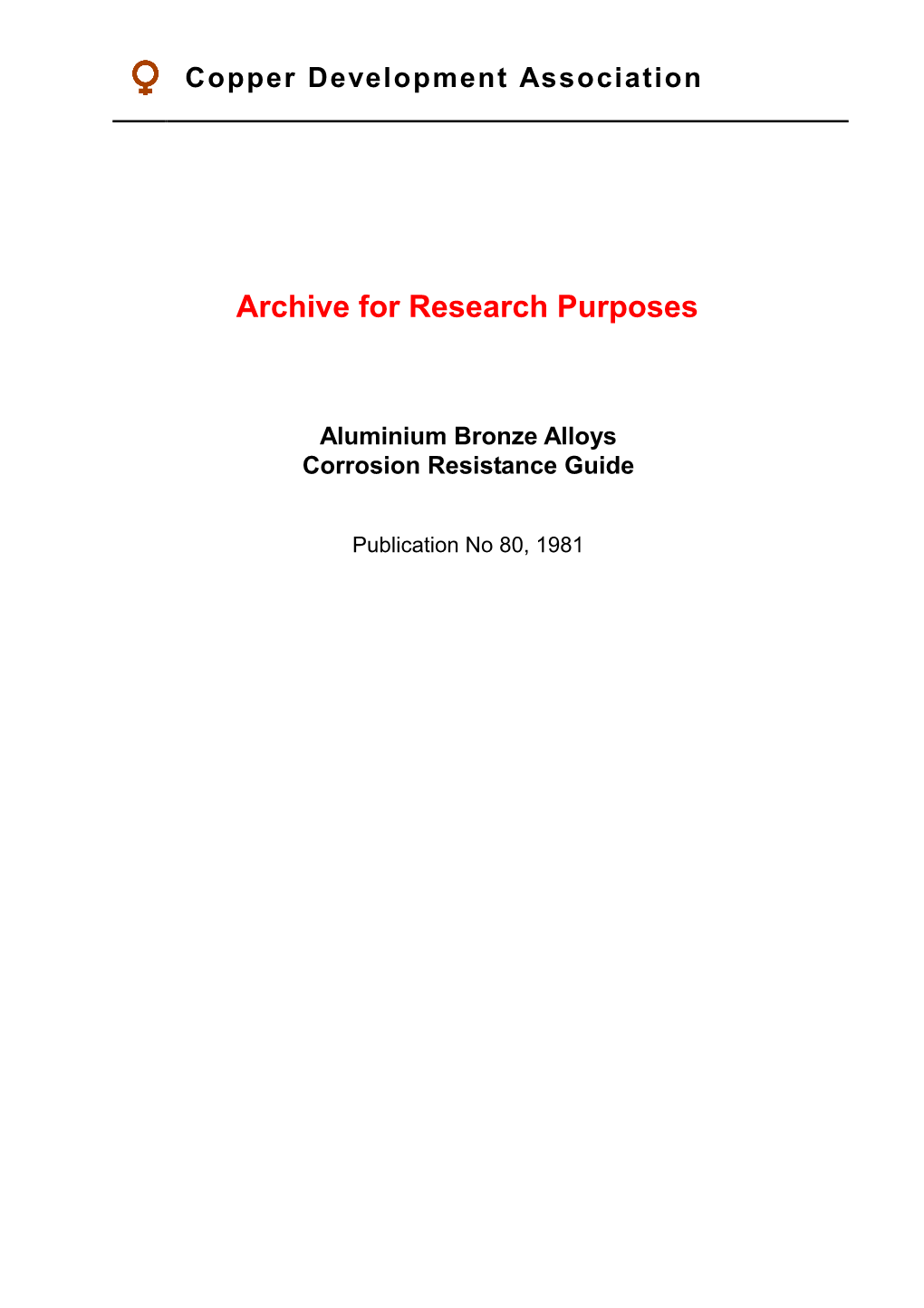 Aluminium Bronze Alloys Corrosion Resistance Guide