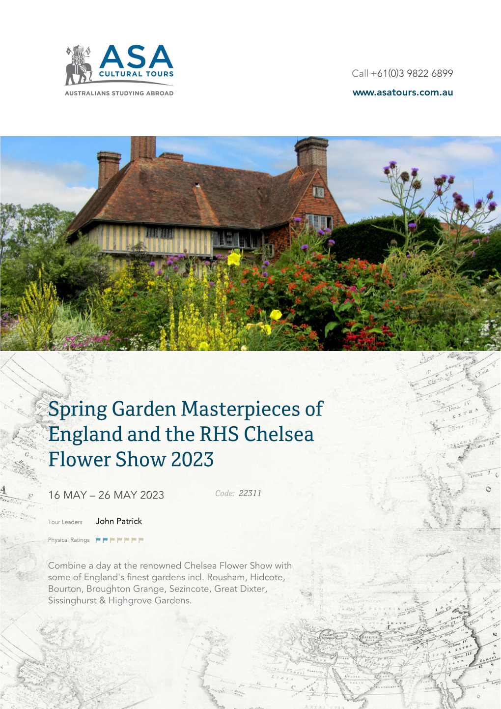 Spring Garden Masterpieces of England and the RHS Chelsea Flower Show 2023