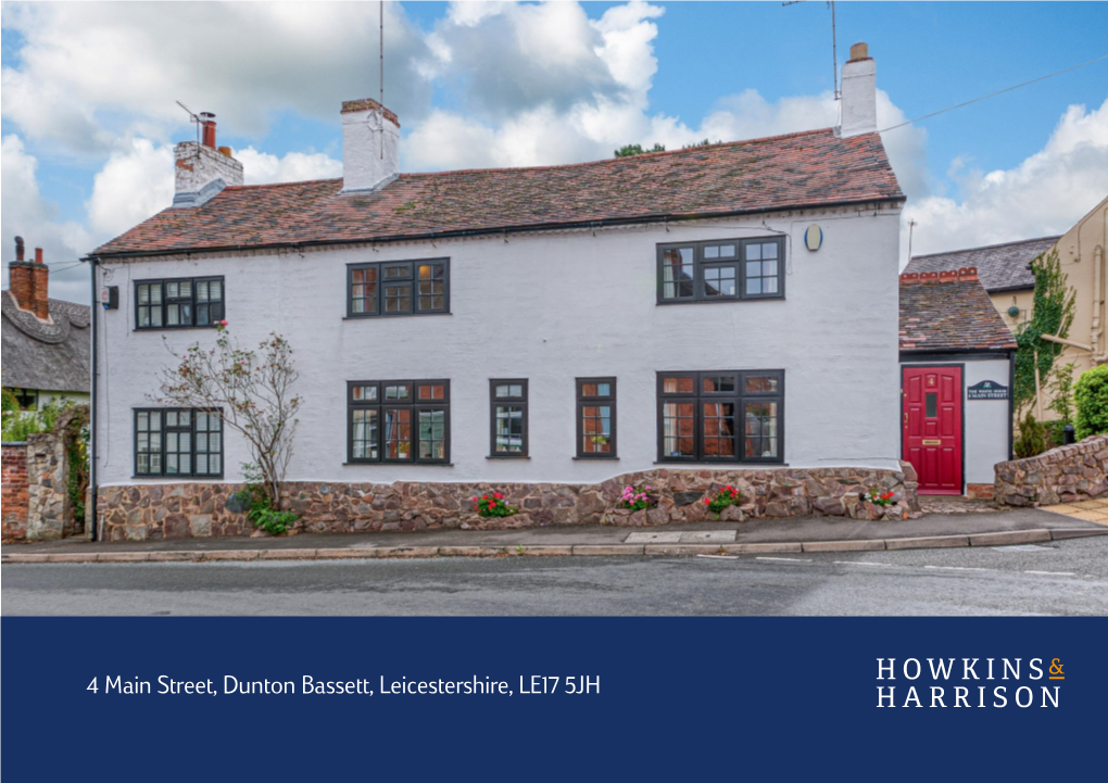 4 Main Street, Dunton Bassett, Leicestershire, LE17 5JH