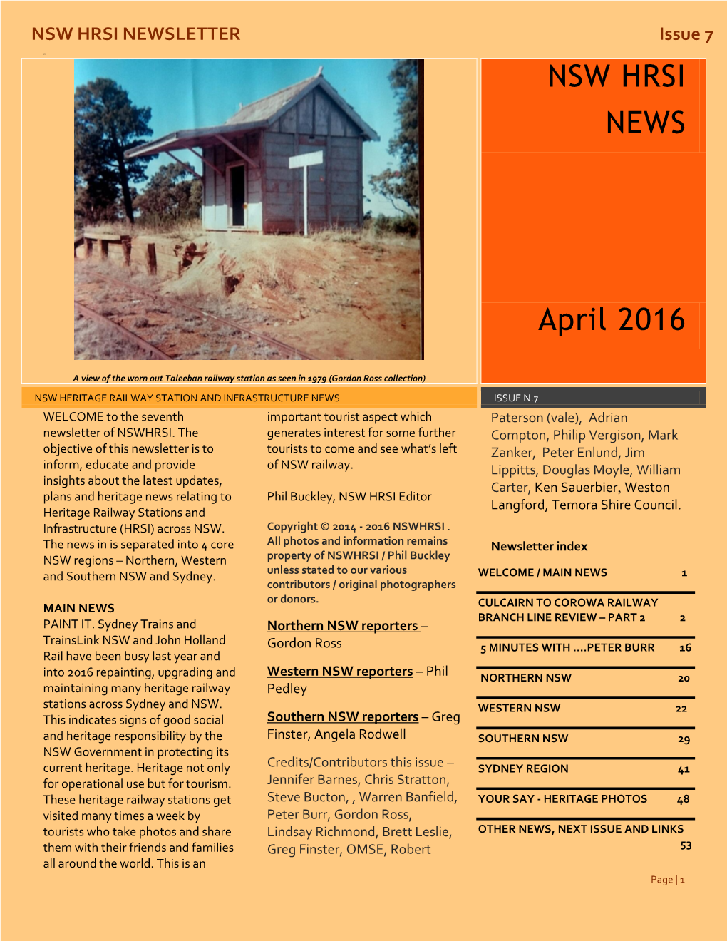 NSW HRSI NEWS April 2016