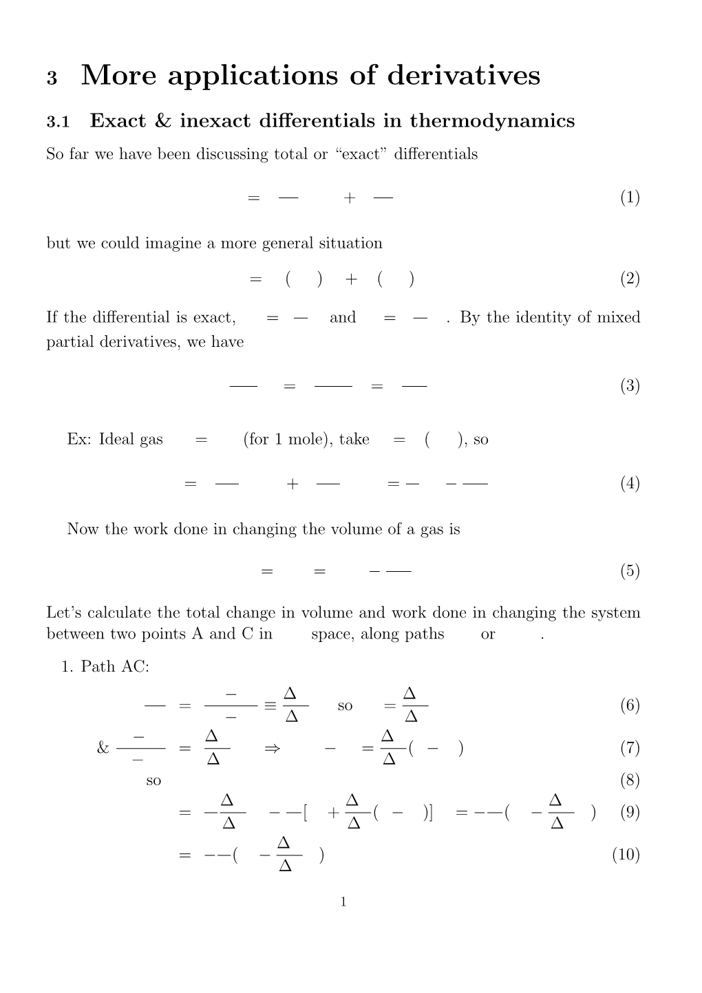 3 More Applications of Derivatives